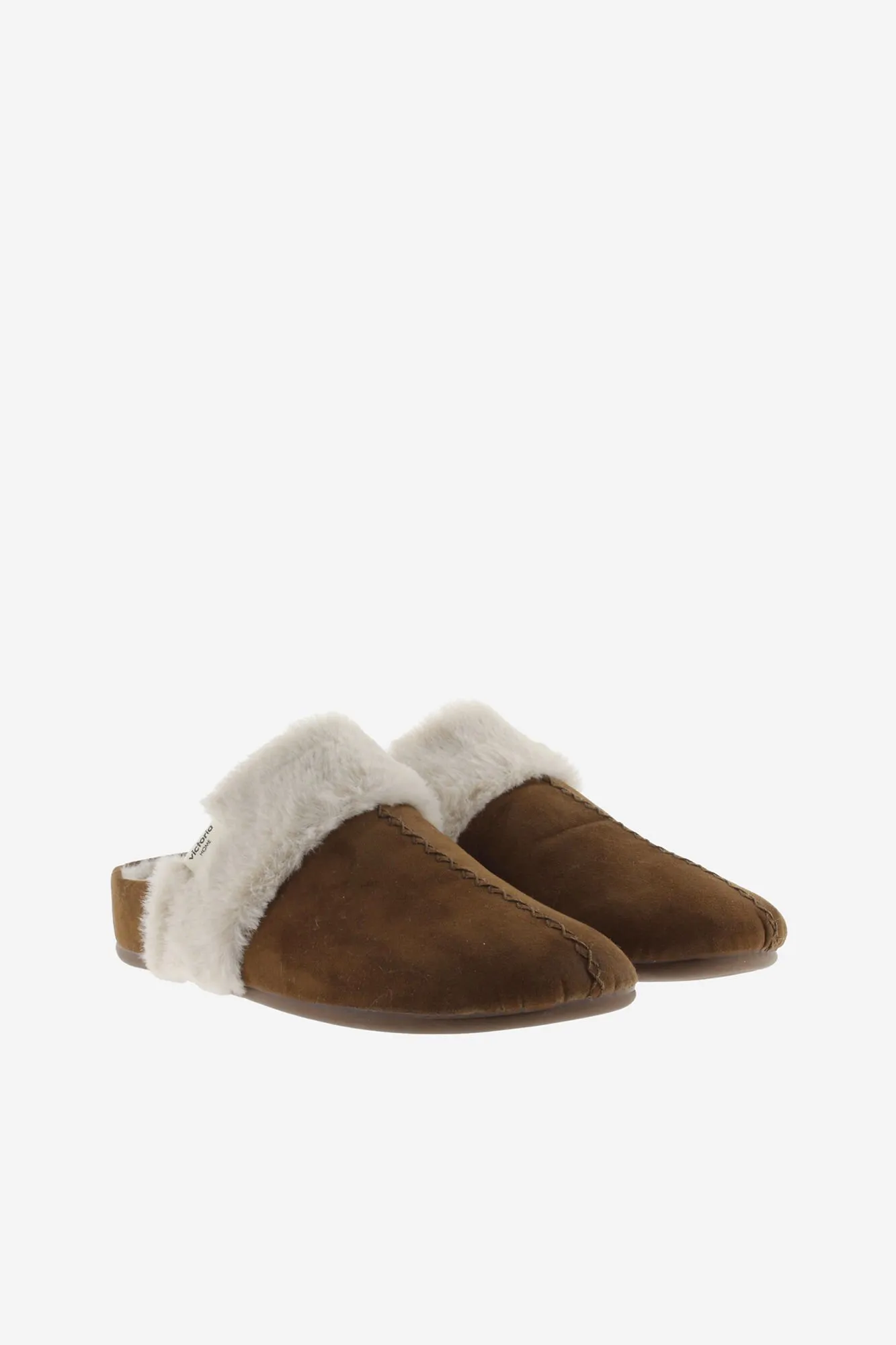 Victoria Zapatillas de casa de efecto ante