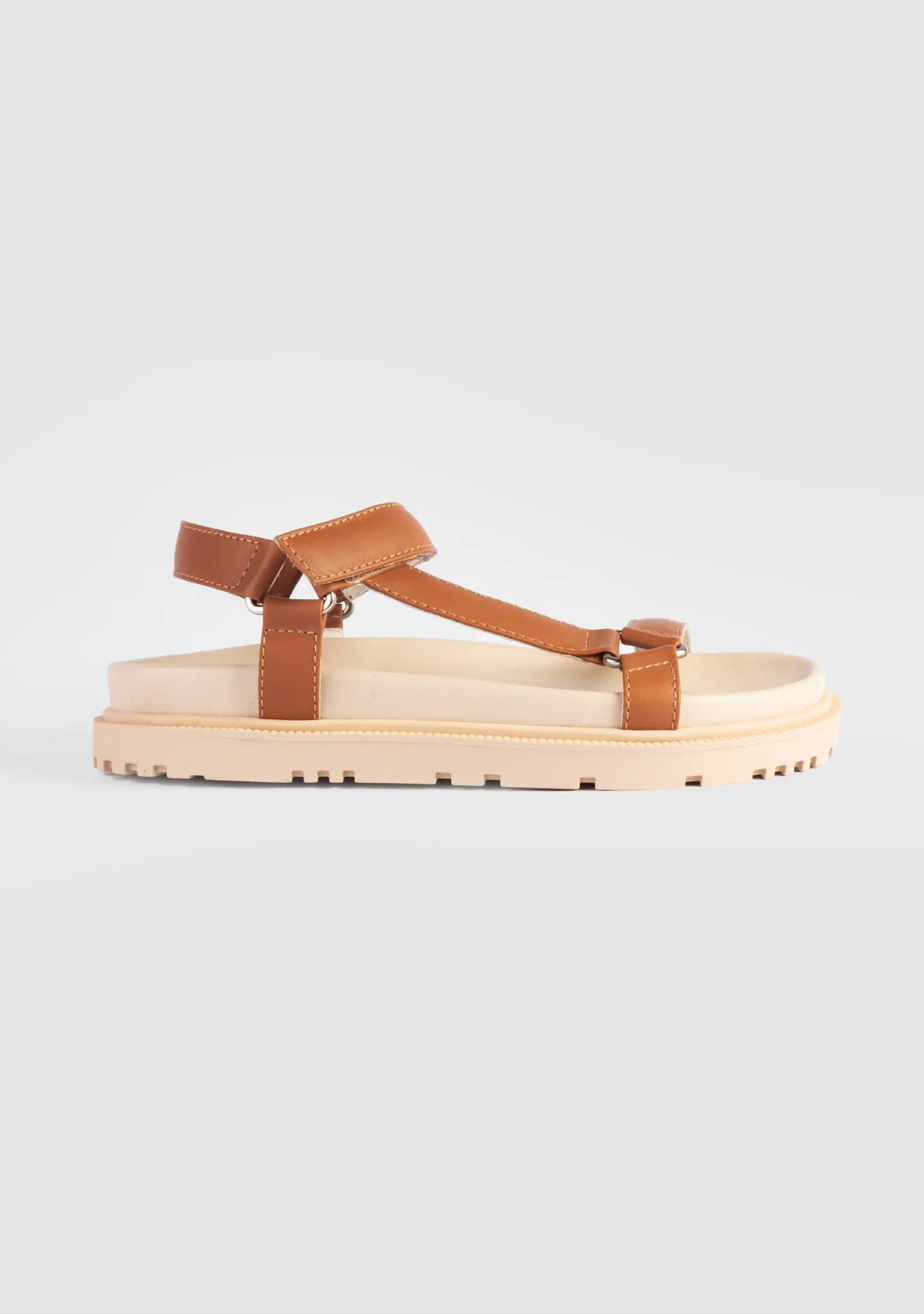 Vinci Shoes Morgan Camel Sandals