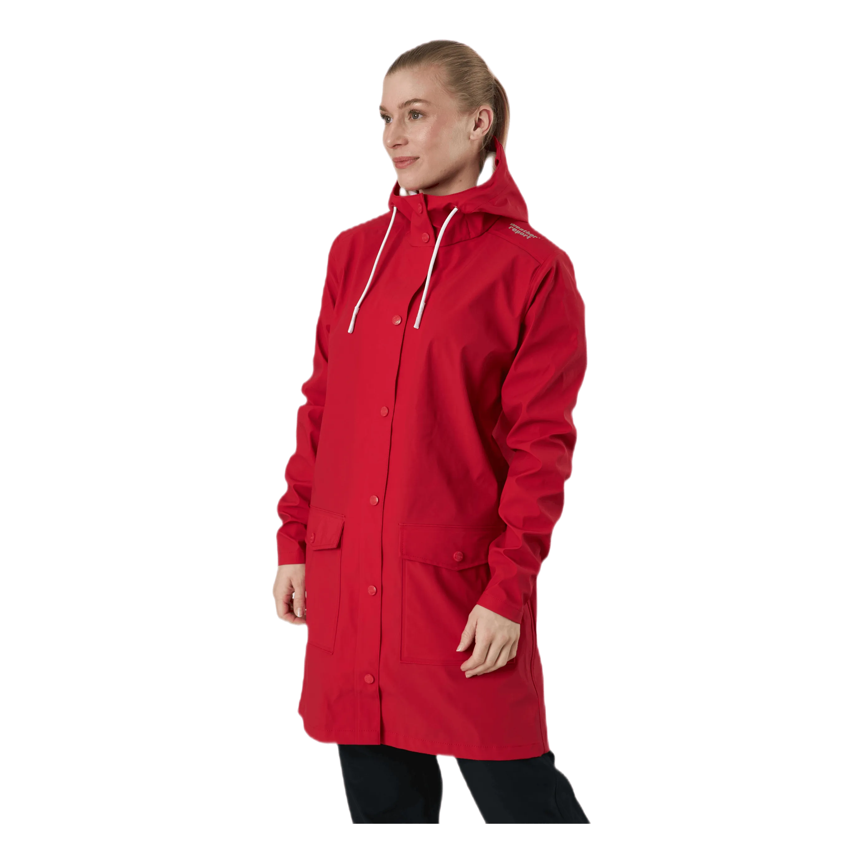WEATHER REPORT TASS W DULL PU JACKET WPRO 5000 RED