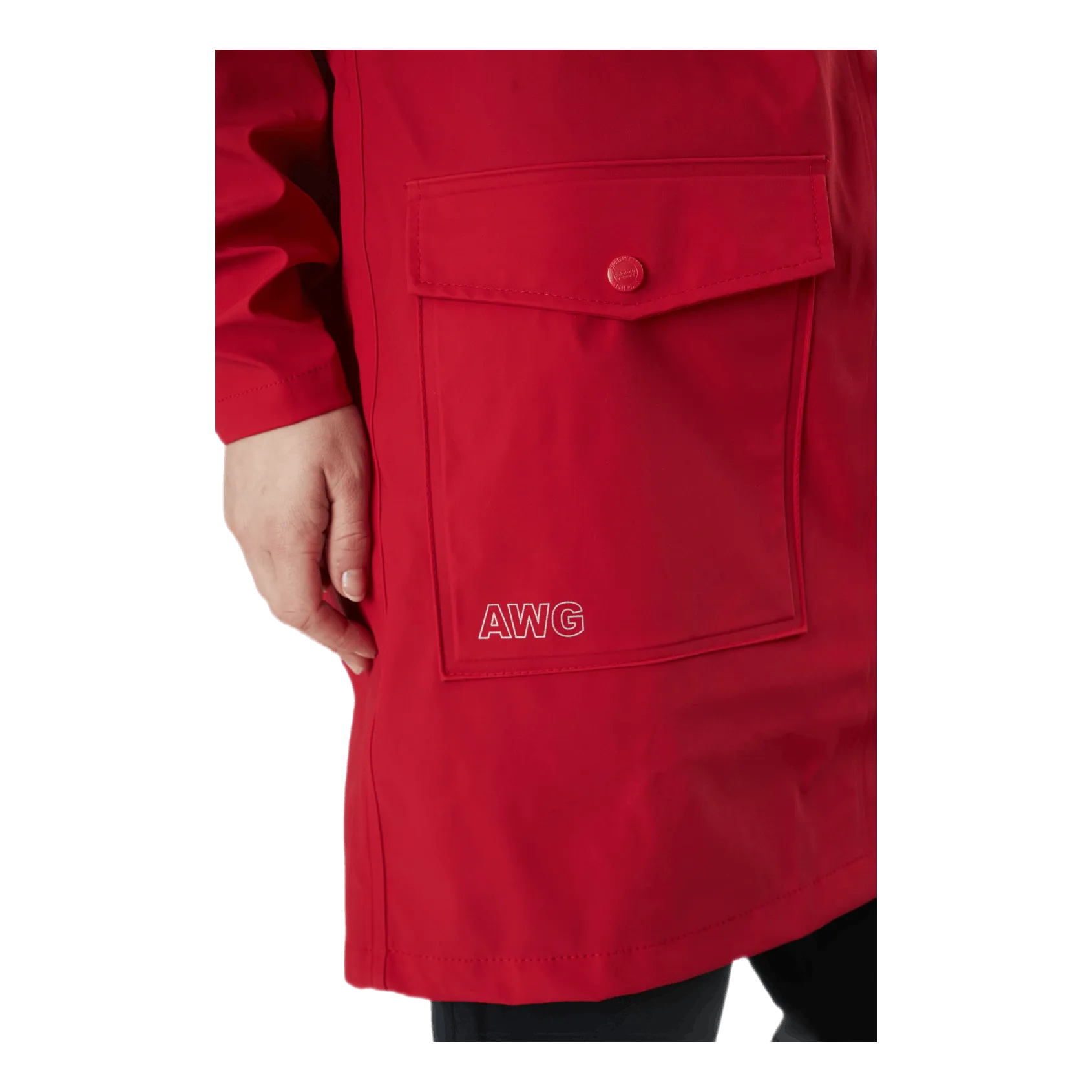 WEATHER REPORT TASS W DULL PU JACKET WPRO 5000 RED