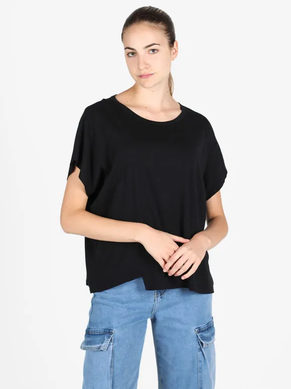 Wendy Trendy Camiseta oversize de algodón para mujer