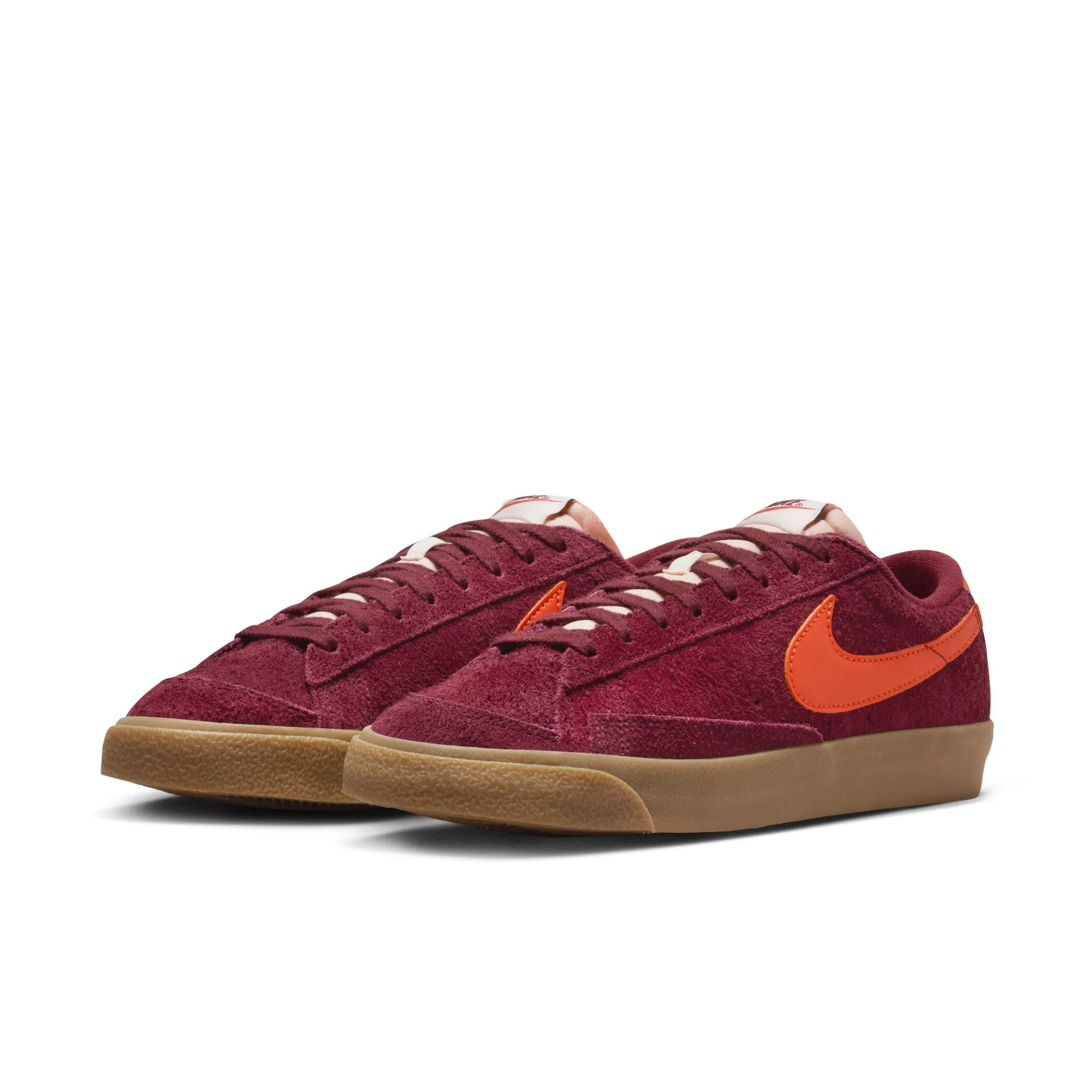 WOMEN BLAZER LOW '77 VINTAGE TEAM RED/SAFETY ORANGEGUM LIGHT BROWN