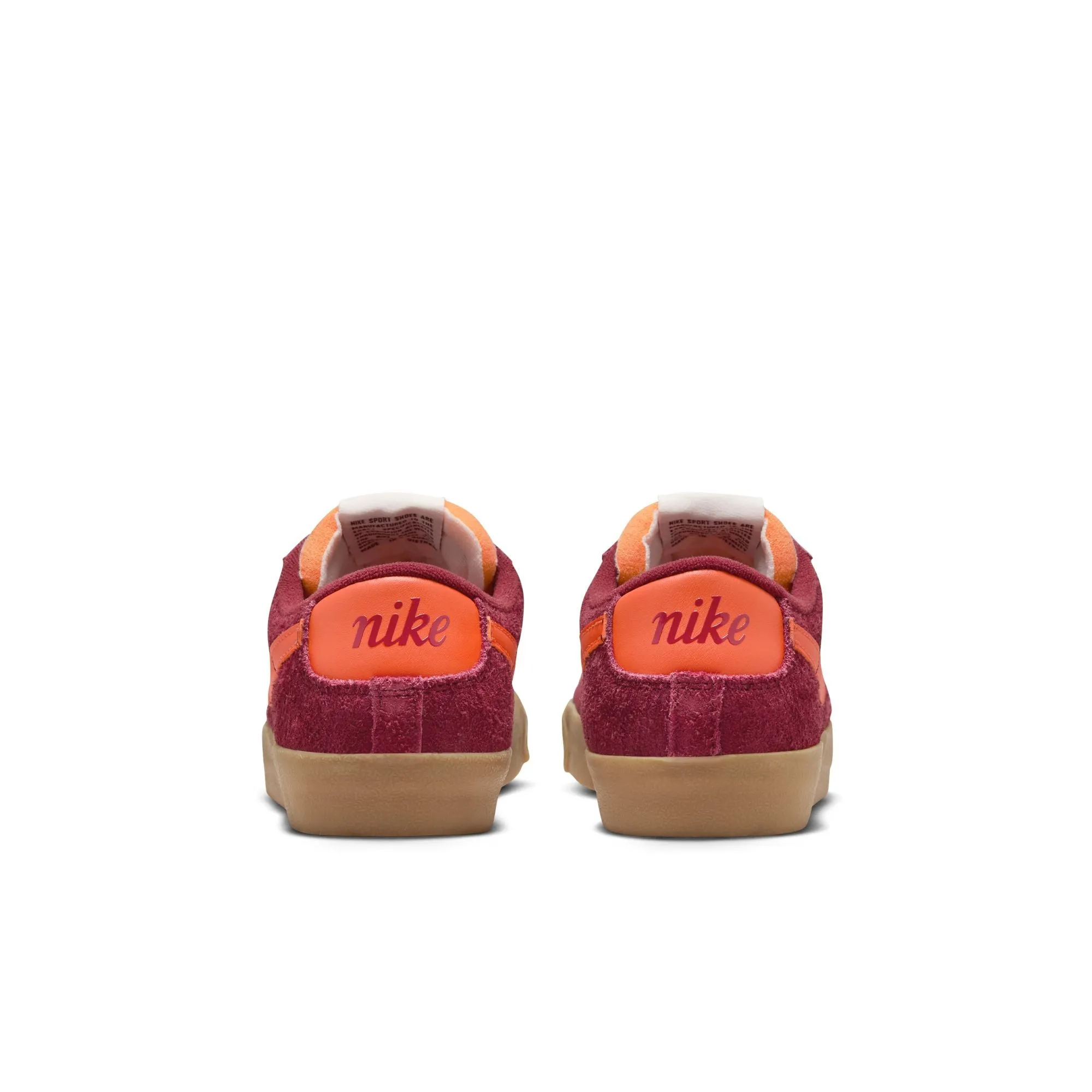 WOMEN BLAZER LOW '77 VINTAGE TEAM RED/SAFETY ORANGEGUM LIGHT BROWN