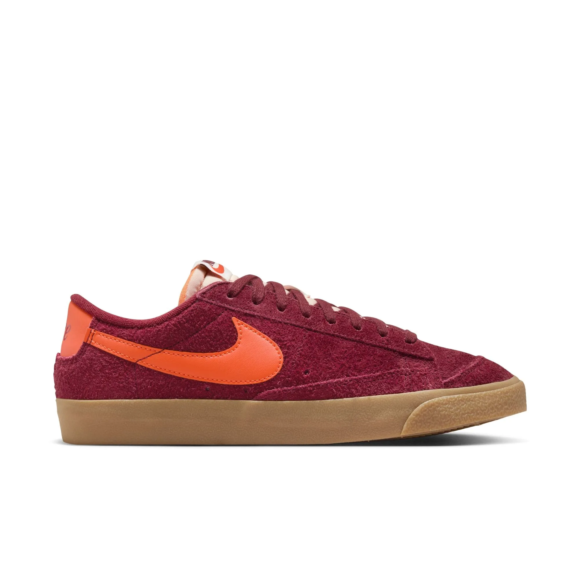WOMEN BLAZER LOW '77 VINTAGE TEAM RED/SAFETY ORANGEGUM LIGHT BROWN