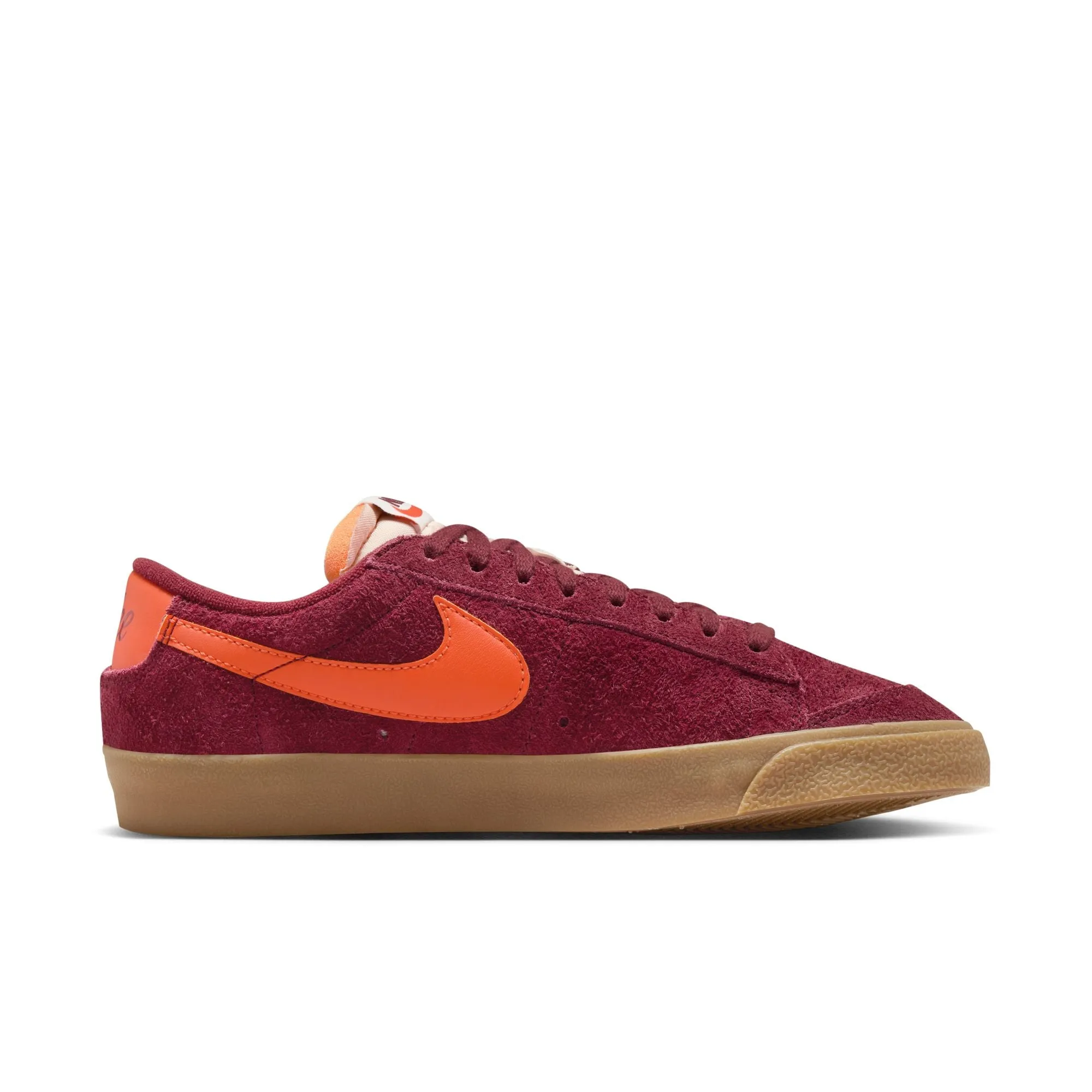 WOMEN BLAZER LOW '77 VINTAGE TEAM RED/SAFETY ORANGEGUM LIGHT BROWN