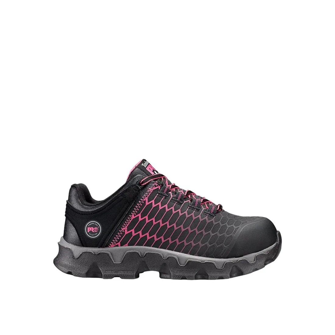 WOMEN'S POWERTRAIN SPORT ALLOYTOE WORK SHOE BLACK/PINK