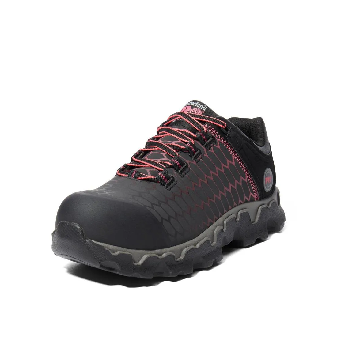 WOMEN'S POWERTRAIN SPORT ALLOYTOE WORK SHOE BLACK/PINK