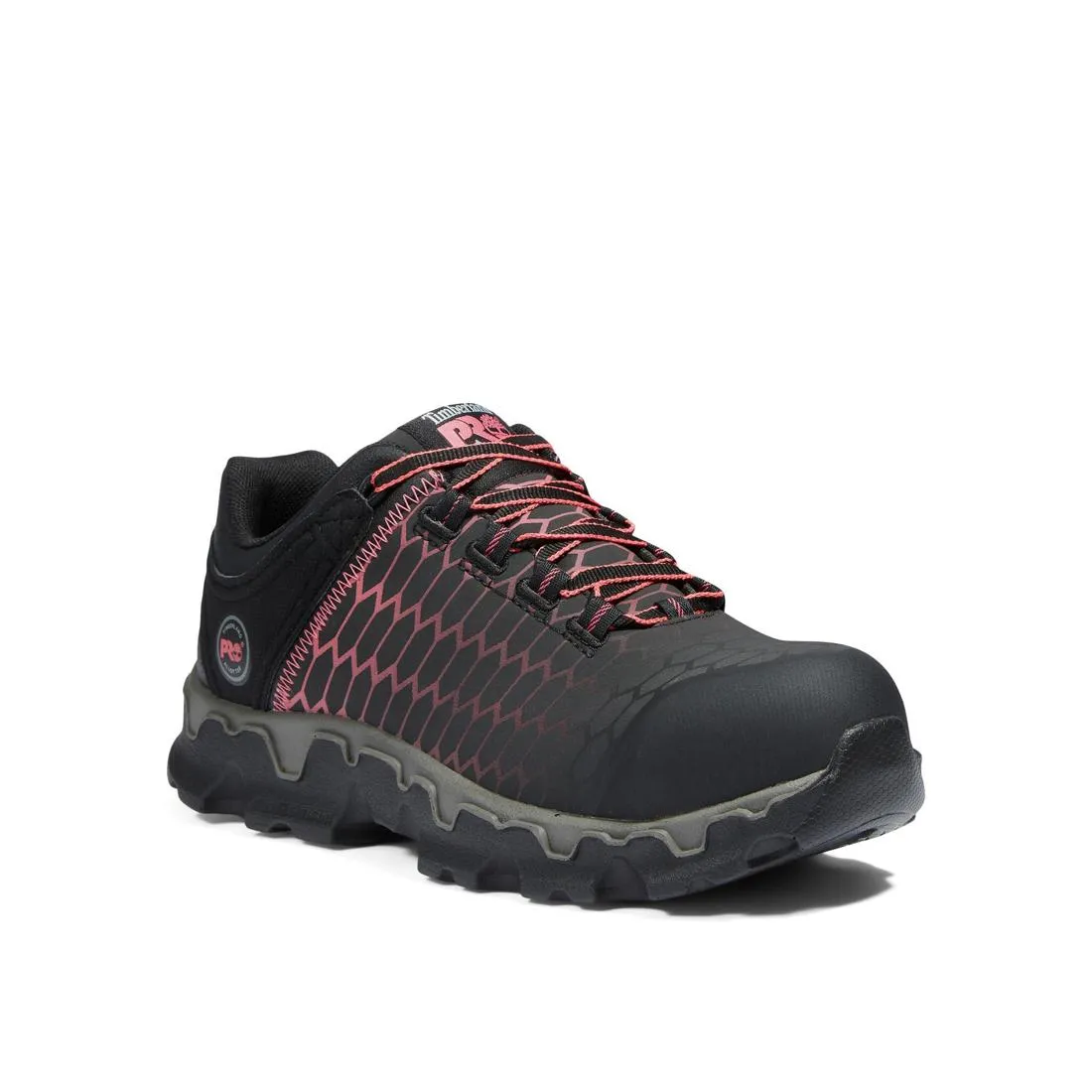 WOMEN'S POWERTRAIN SPORT ALLOYTOE WORK SHOE BLACK/PINK