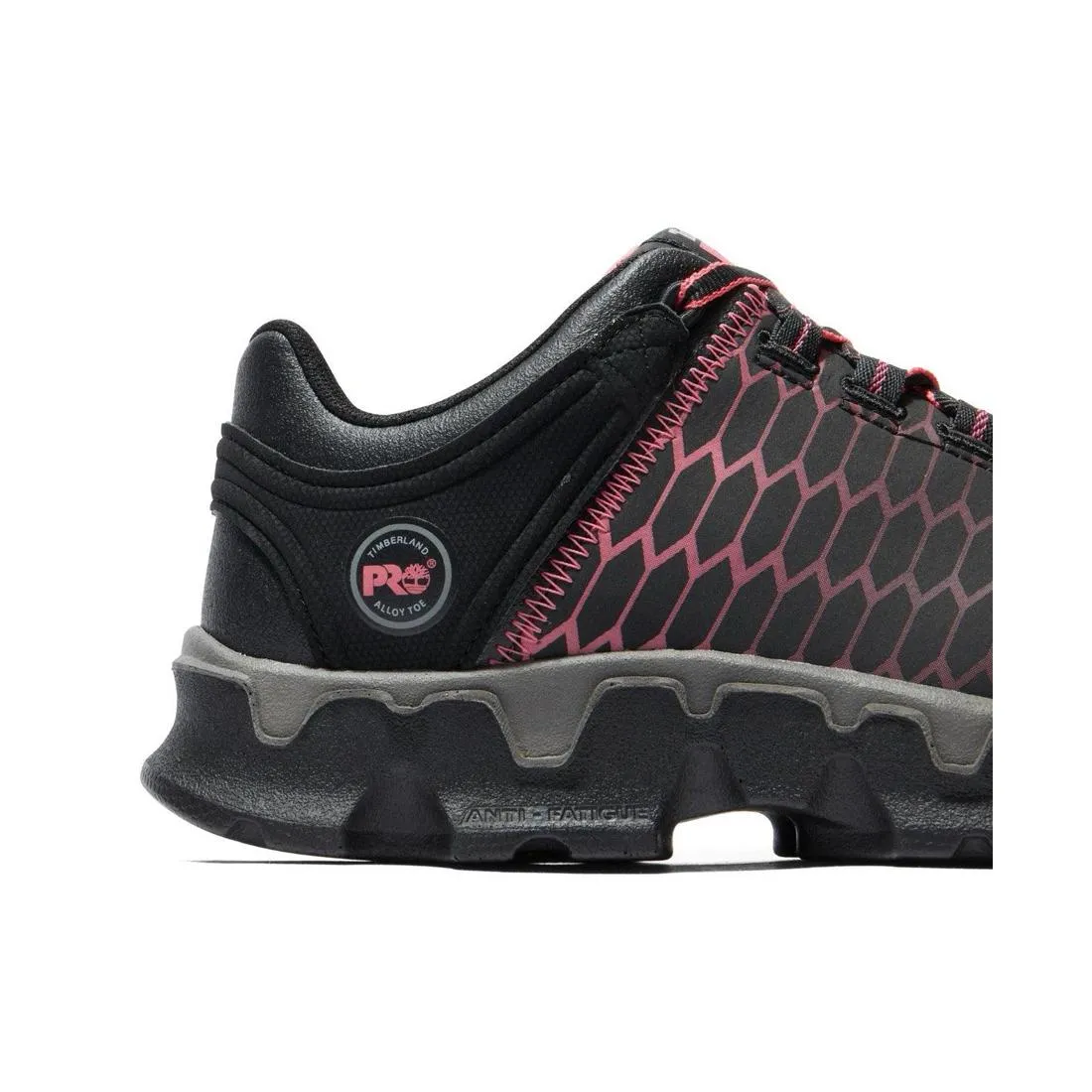 WOMEN'S POWERTRAIN SPORT ALLOYTOE WORK SHOE BLACK/PINK