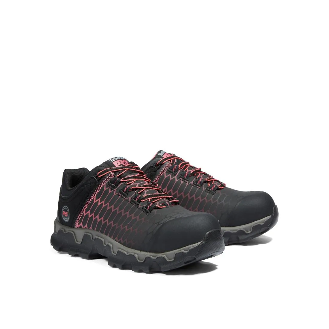 WOMEN'S POWERTRAIN SPORT ALLOYTOE WORK SHOE BLACK/PINK