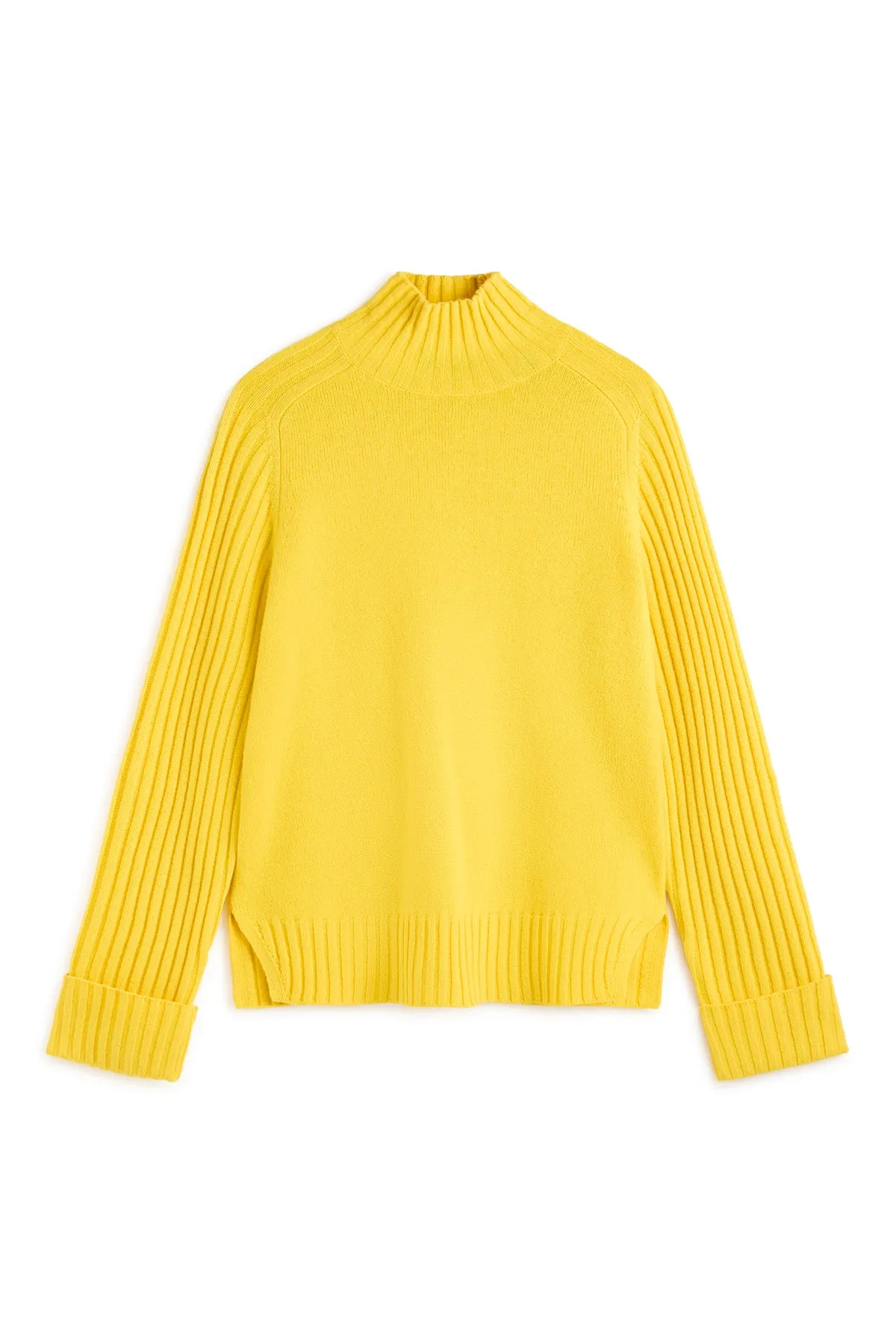 YELLOW EUCALIPTO KNITTED JUMPER