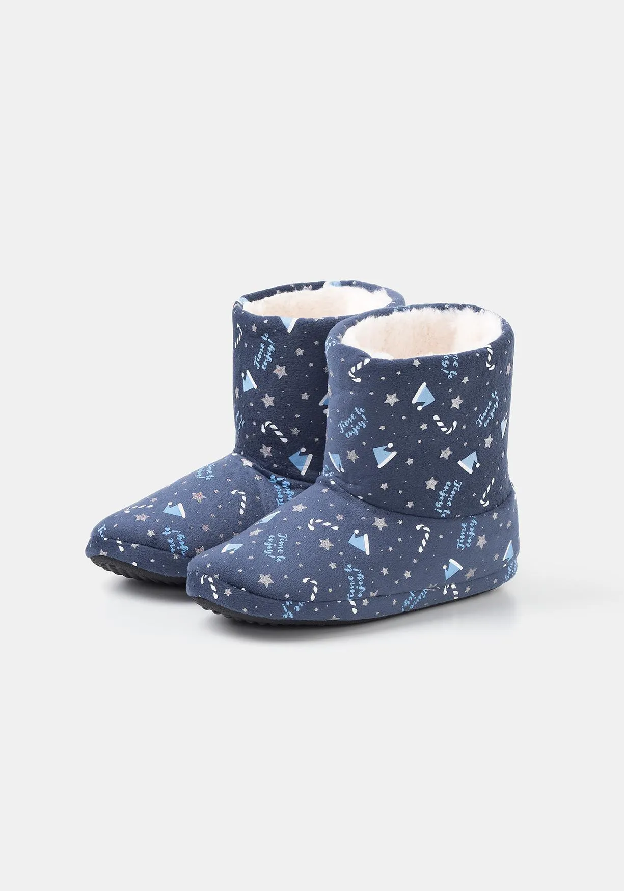 Zapatillas bota de estar por casa con forro de Mujer TEX