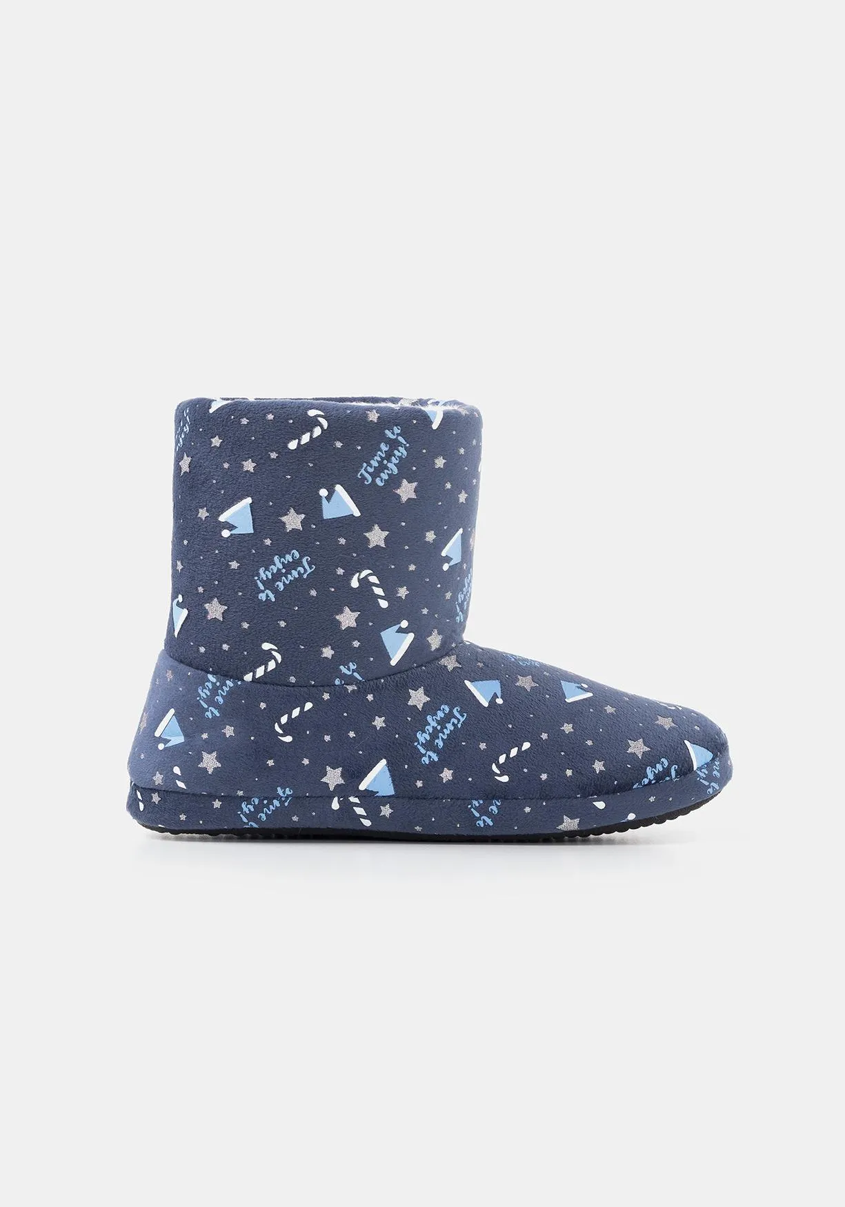Zapatillas bota de estar por casa con forro de Mujer TEX