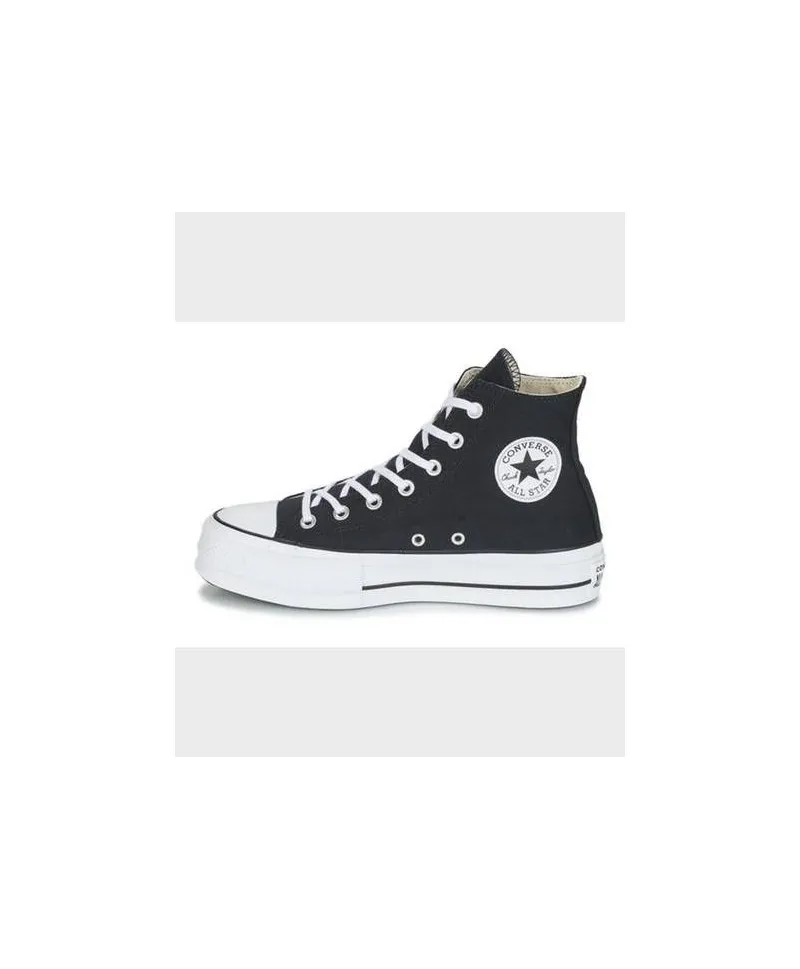 Zapatillas Botines CONVERSE Plataforma All Star Negro Chica Mujer