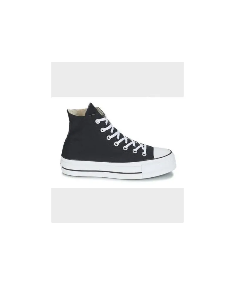Zapatillas Botines CONVERSE Plataforma All Star Negro Chica Mujer