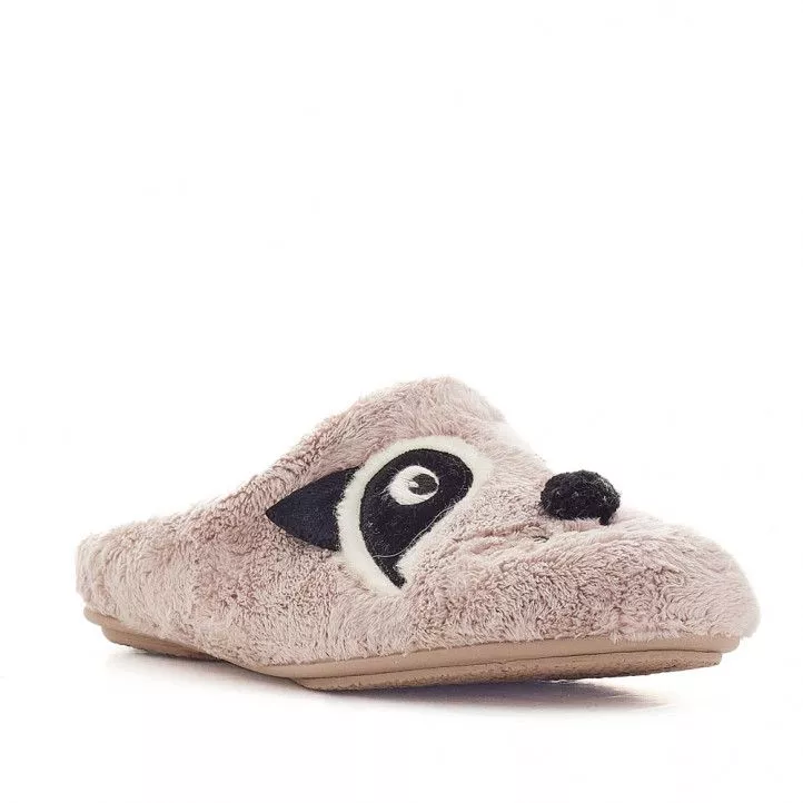 Zapatillas casa Vulladi con dibujo de mapache