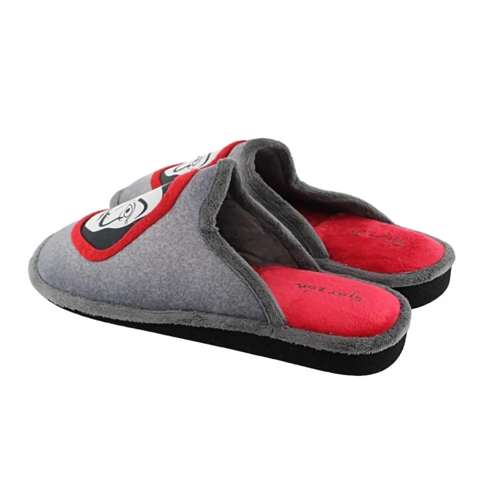 Zapatillas de casa Casa Papel Gris