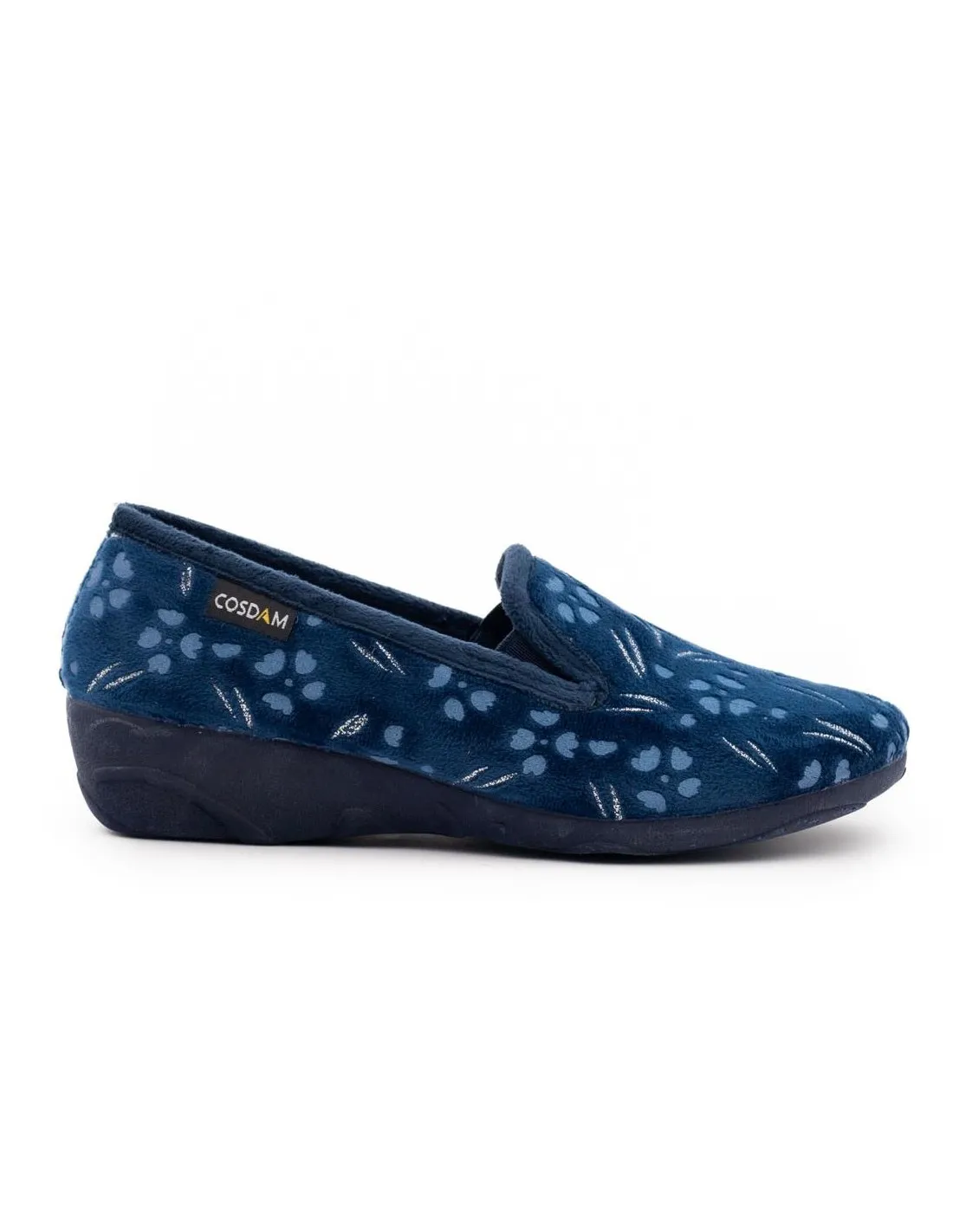 ZAPATILLAS DE CASA CERRADAS MUJER COSDAM 8641 AZUL MARINO