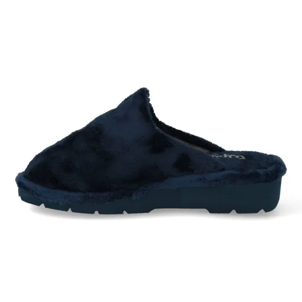 ZAPATILLAS DE CASA con CUÑA MUJER MOD. FLORECILLA