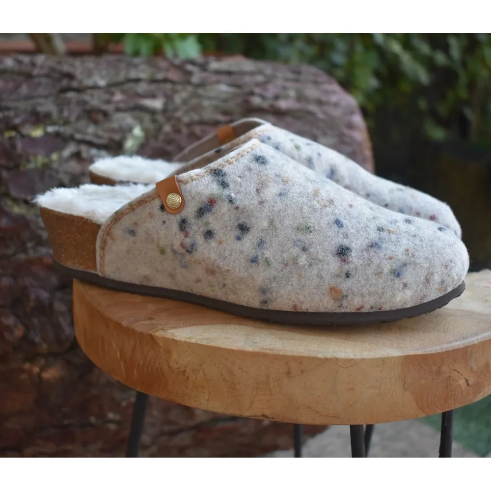 Zapatillas de casa con cuña Genuis