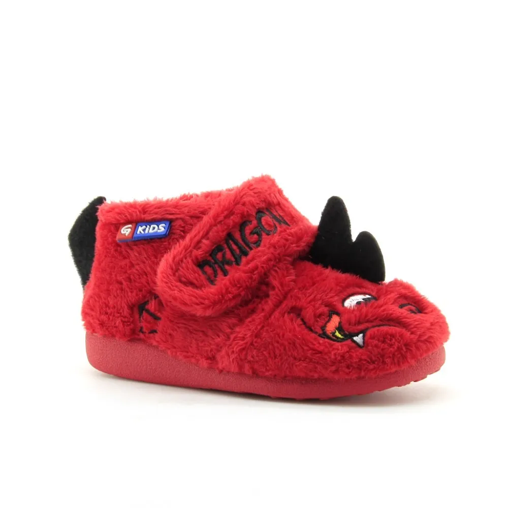 Zapatillas de casa Garzon Dragon rojo