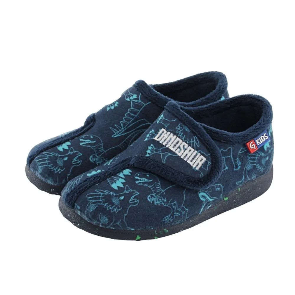 Zapatillas de casa Garzón Dinosaur Azul