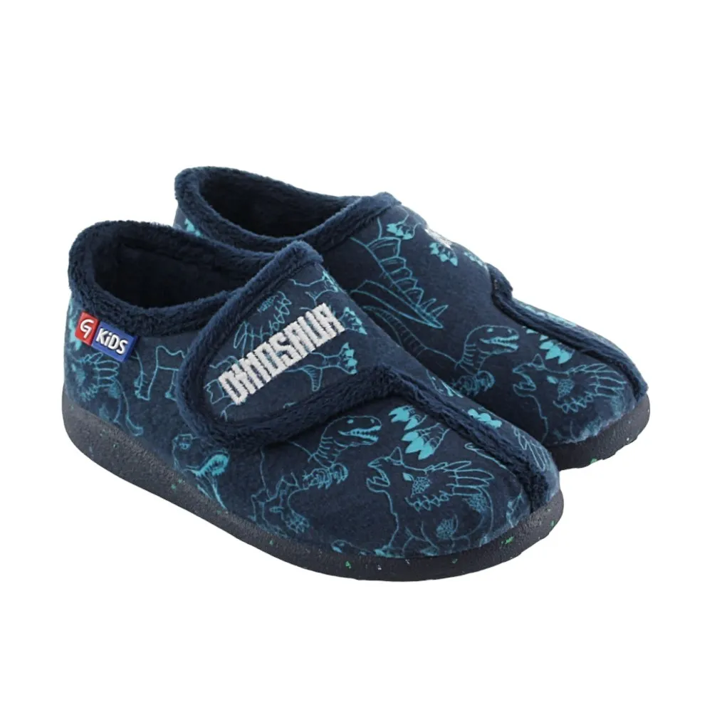 Zapatillas de casa Garzón Dinosaur Azul