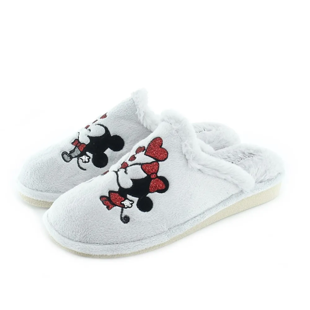 ZAPATILLAS DE CASA GARZóN MINNIEMICKEY GRIS