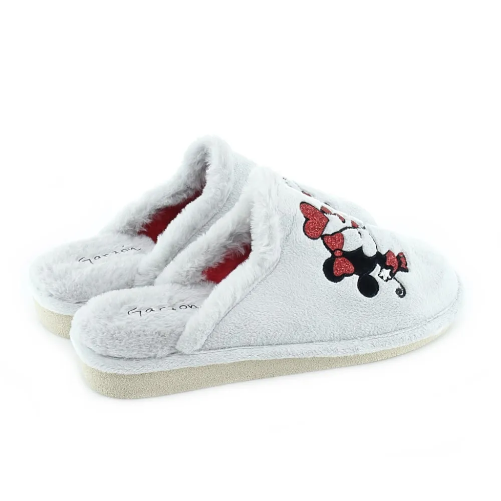 ZAPATILLAS DE CASA GARZóN MINNIEMICKEY GRIS