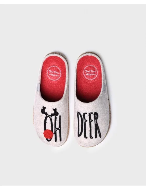 ZAPATILLAS DE CASA TONI PONS DELIDR CRU