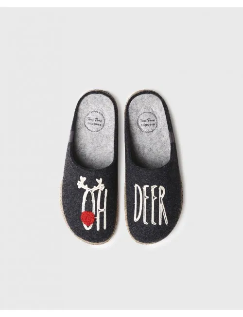 ZAPATILLAS DE CASA TONI PONS TOBIDR NEGRE