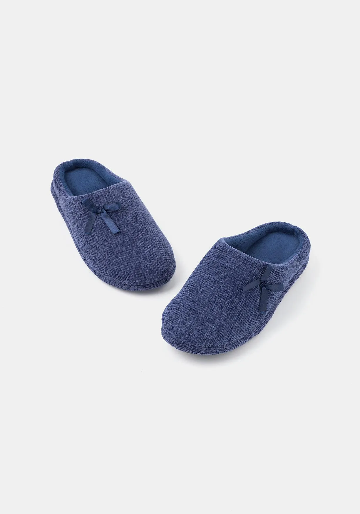 Zapatillas de estar por casa abierta chenilla de Mujer TEX