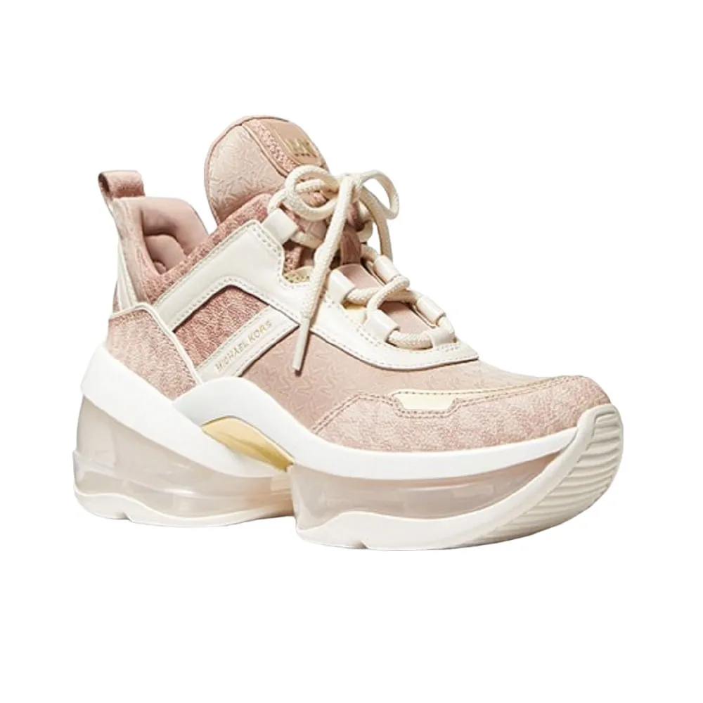 Zapatillas Michael Kors Olympia Extreme Jacquard y Logo talla 7.5US color adular para mujer