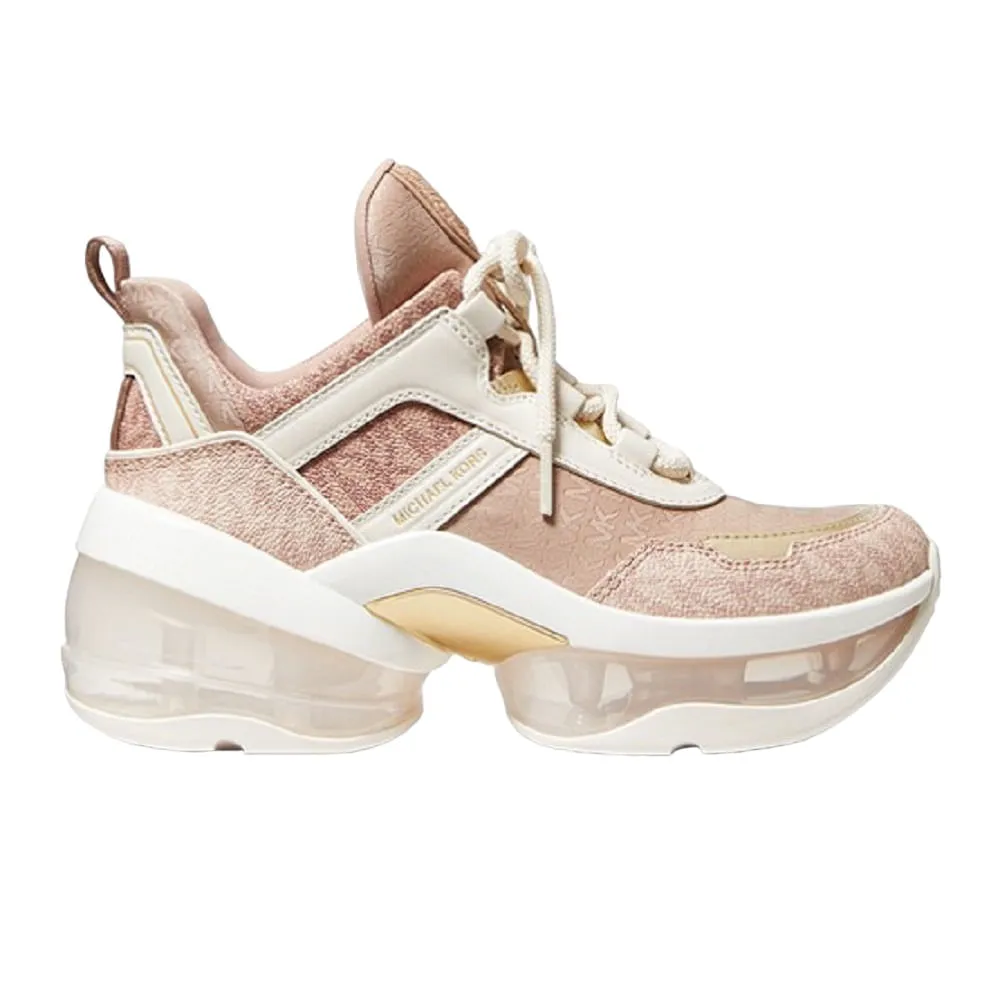 Zapatillas Michael Kors Olympia Extreme Jacquard y Logo talla 7.5US color adular para mujer