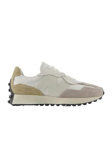 Zapatillas New Balance 327 beige y blanco para mujer y hombre