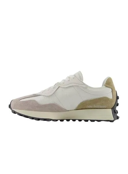 Zapatillas New Balance 327 beige y blanco para mujer y hombre