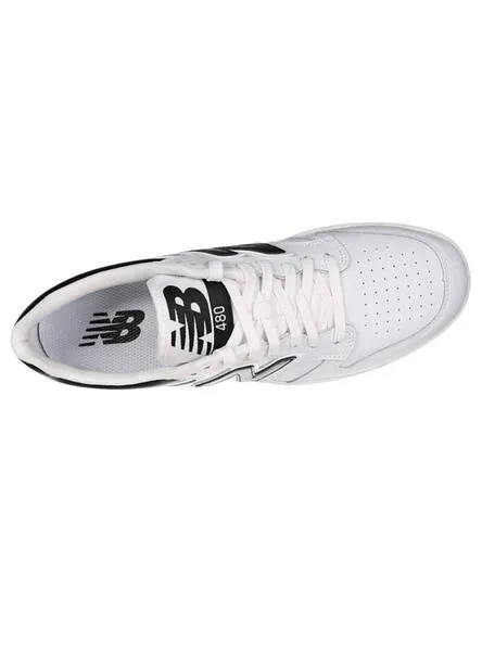 Zapatillas New Balance 480 blancas y negro para hombre.