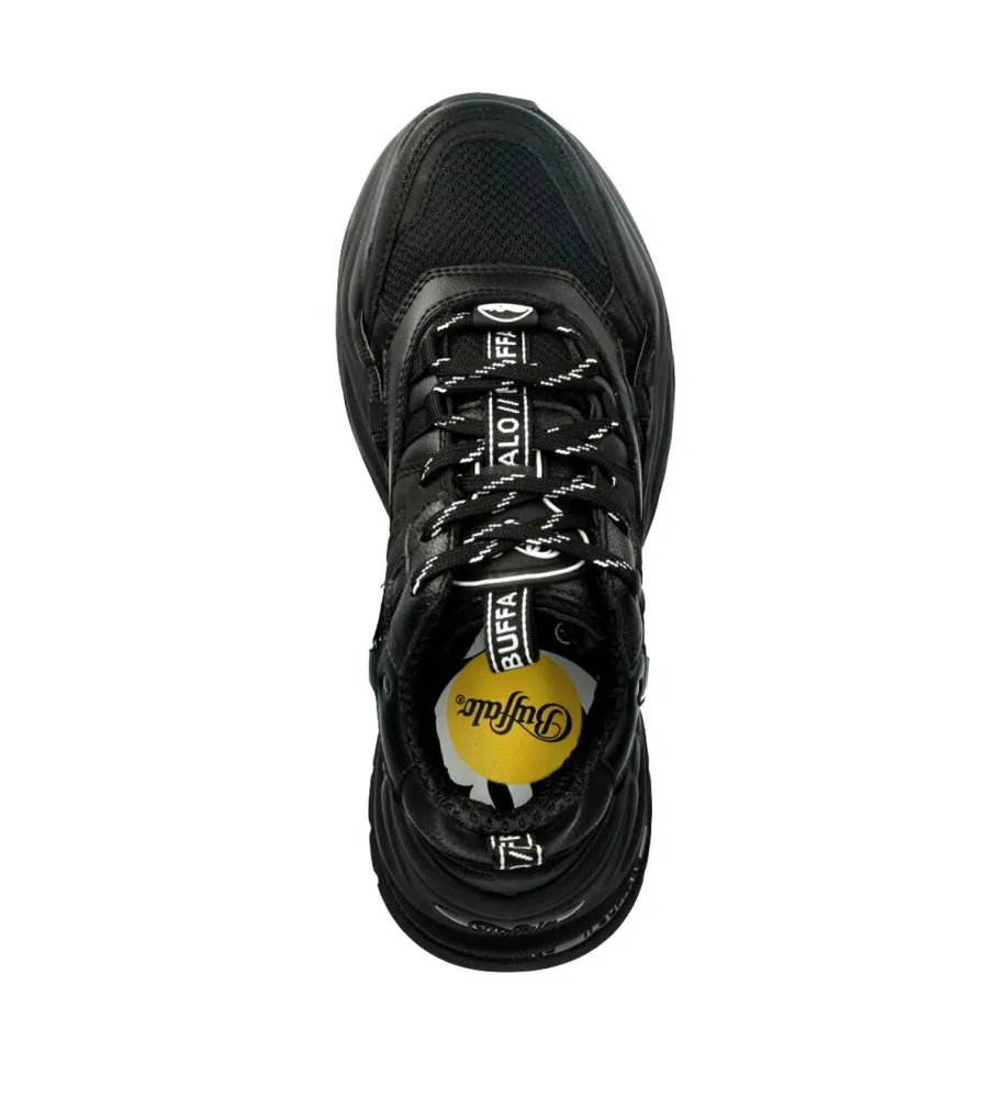 ZAPATILLAS TRIPLET HOLLOW NEGRO ALTURA PLAFAFORMA 7CM