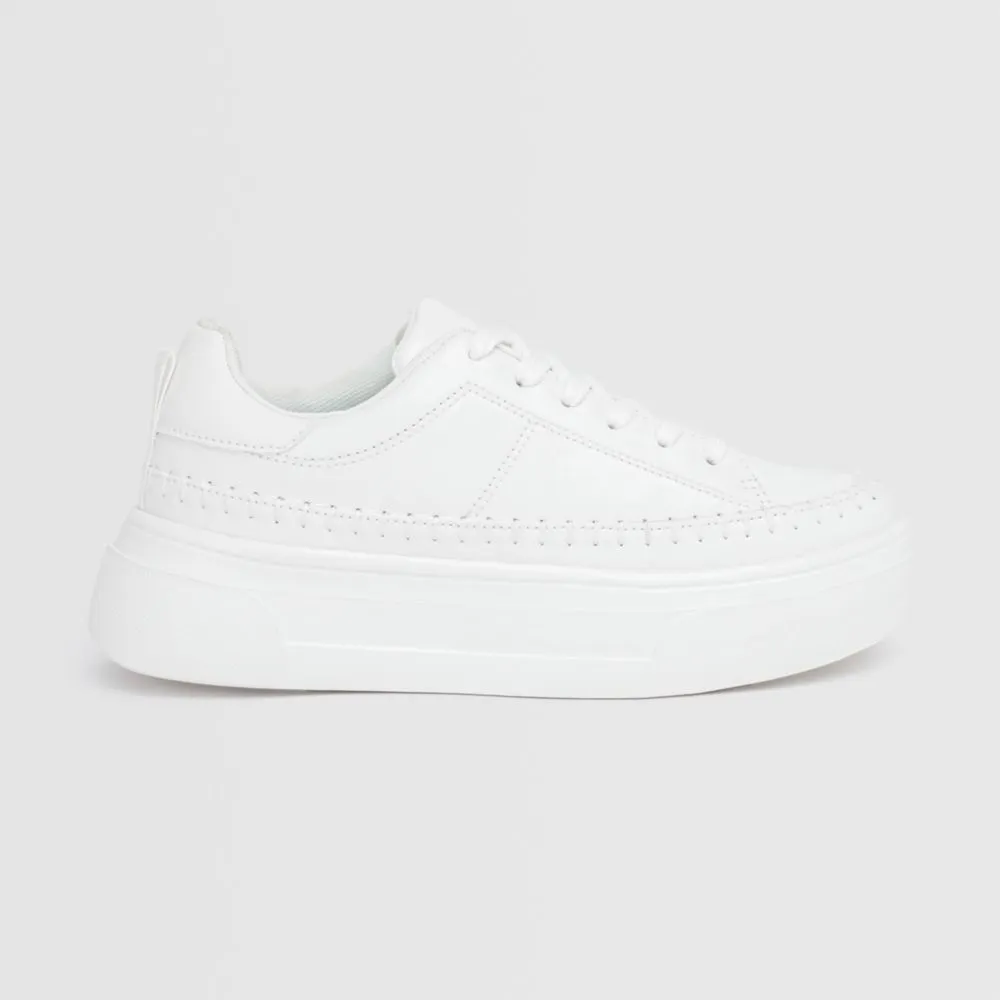 Zapatillas Urbanas Malabar Para Mujer Sewnplat Blanco