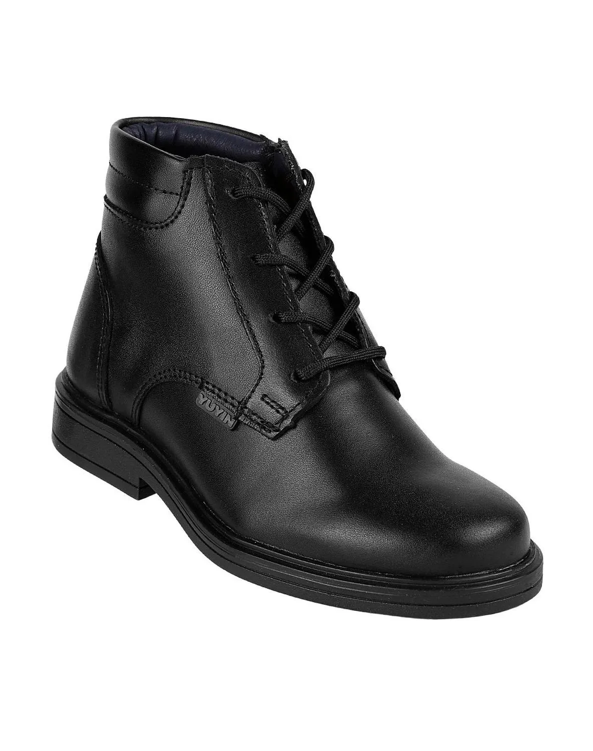 Zapato Nio Escolar Negro Piel Yuyin 04004105