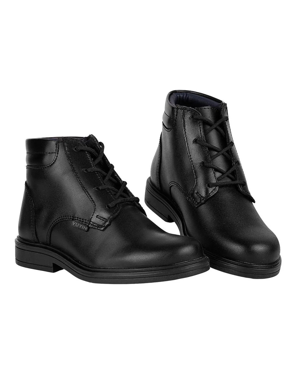 Zapato Nio Escolar Negro Piel Yuyin 04004105