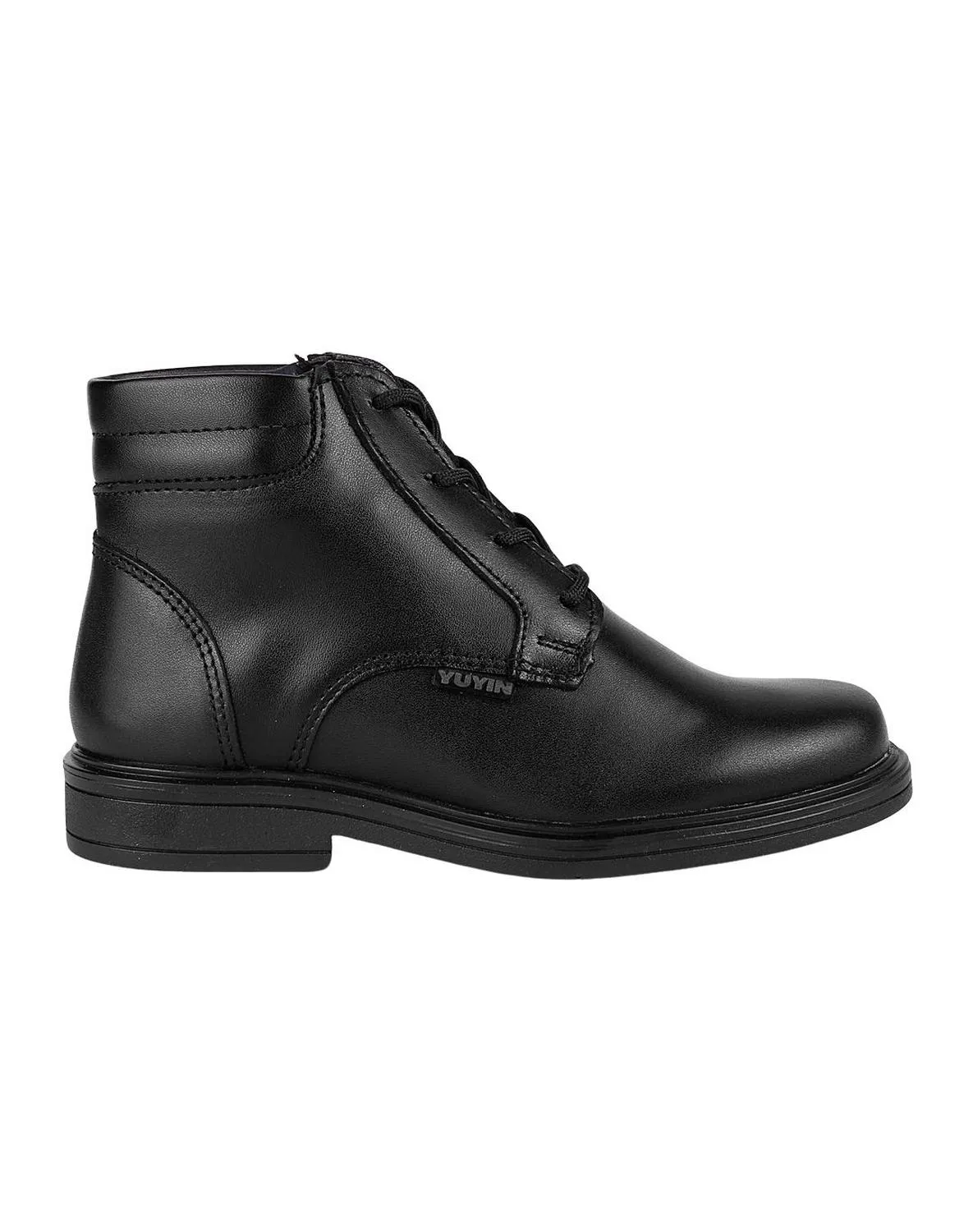 Zapato Nio Escolar Negro Piel Yuyin 04004105