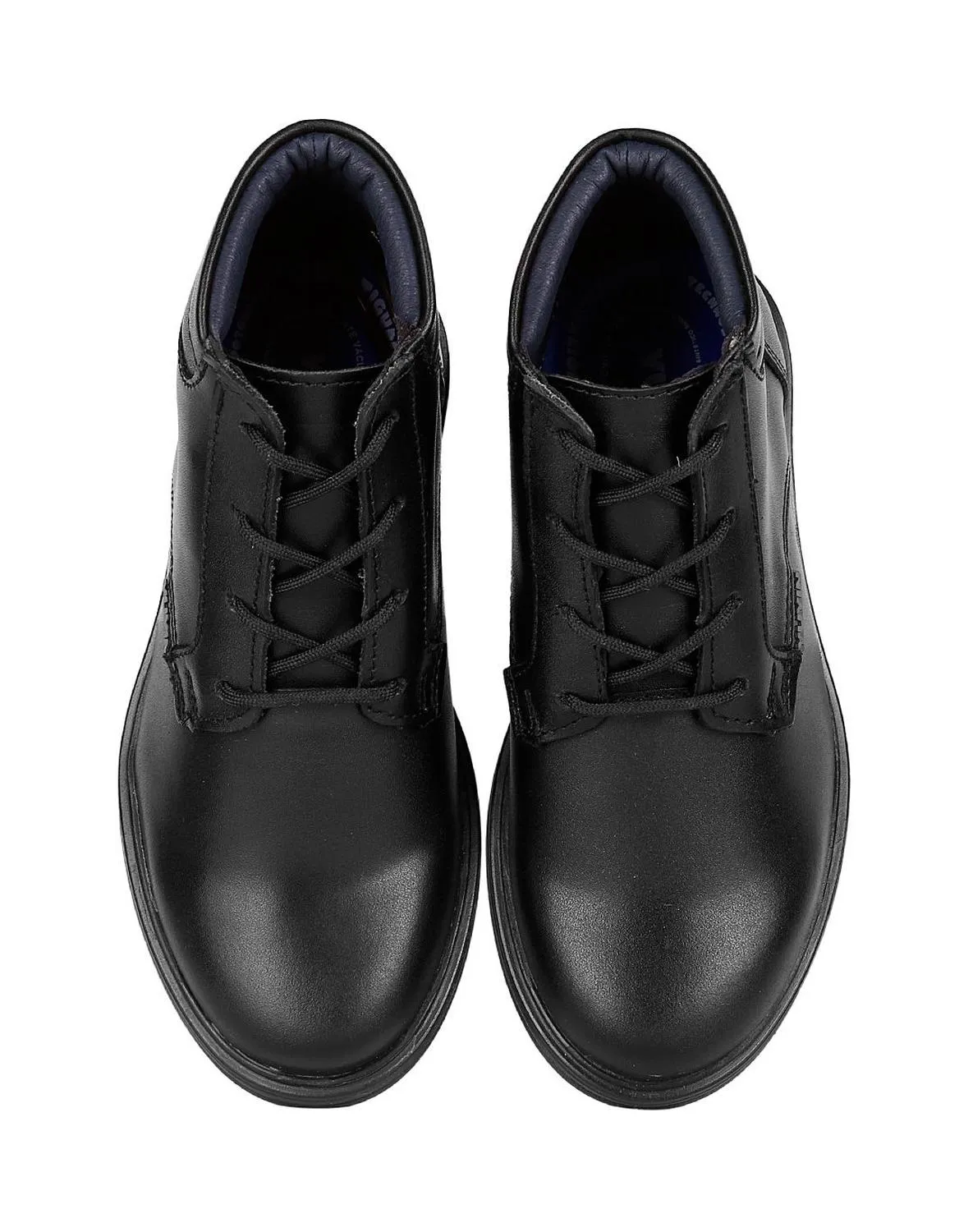 Zapato Nio Escolar Negro Piel Yuyin 04004105