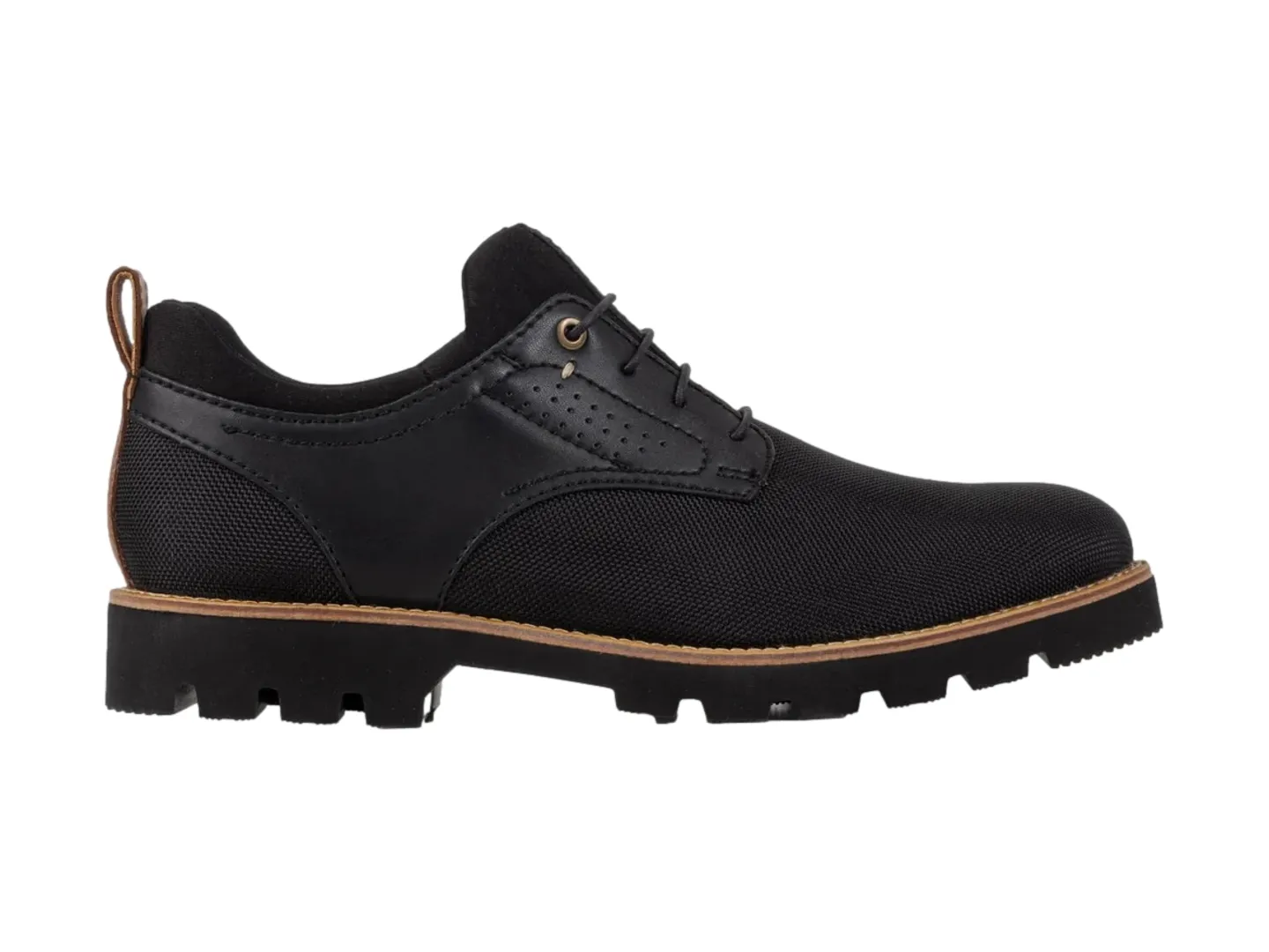 Zapatos Brantano Lona Luxe  Negro Para Hombre
