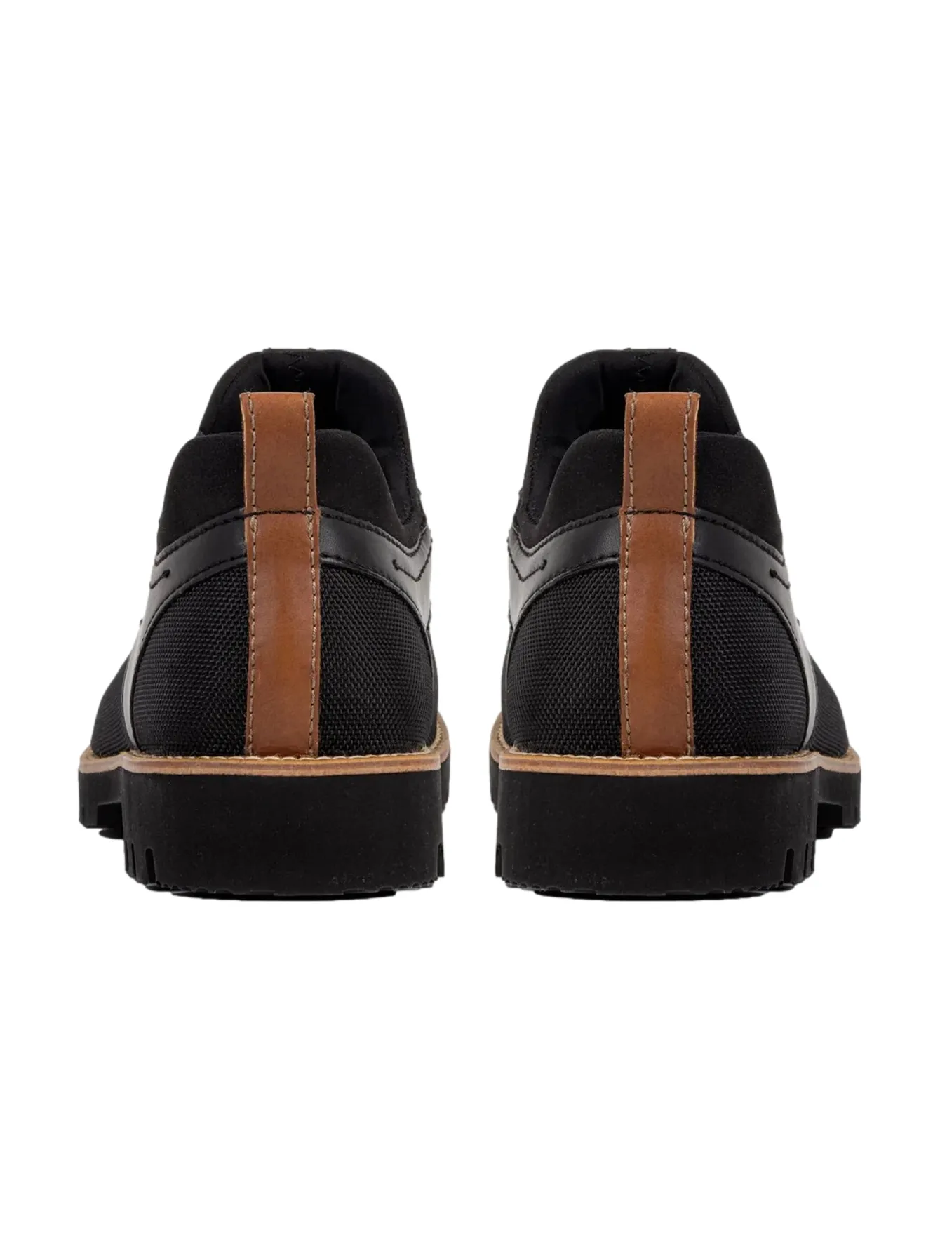 Zapatos Brantano Lona Luxe  Negro Para Hombre