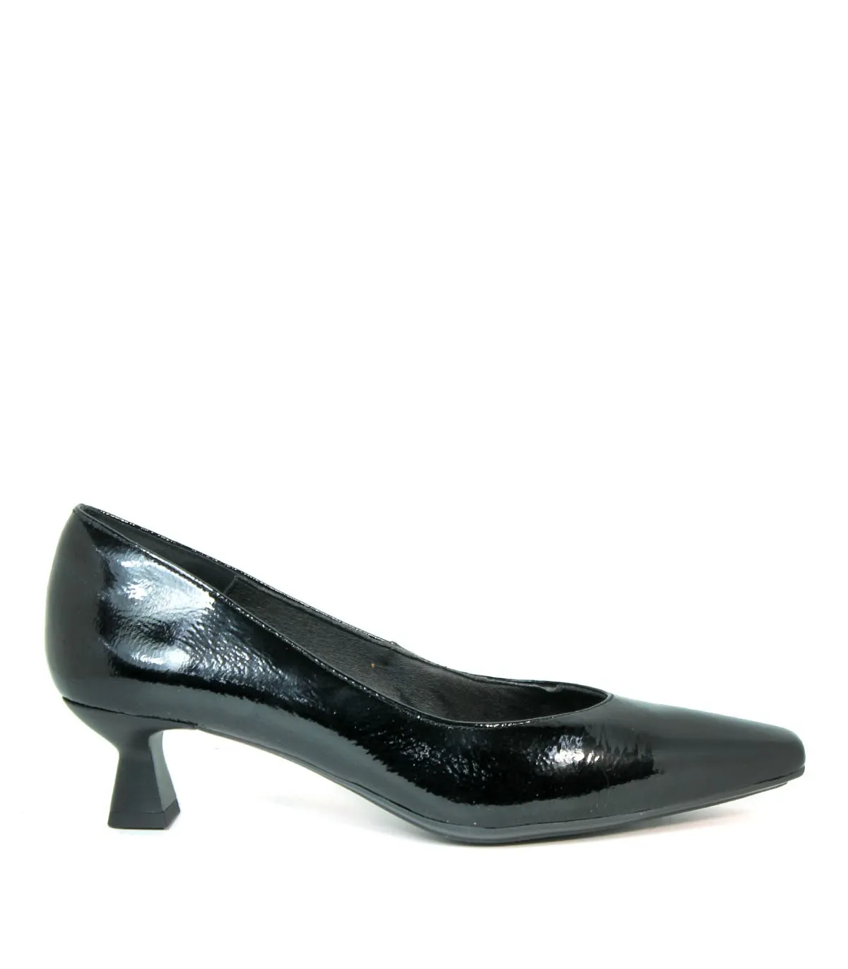 ZAPATOS CHAROL DE TACÓN ELBA 15 NEGRO