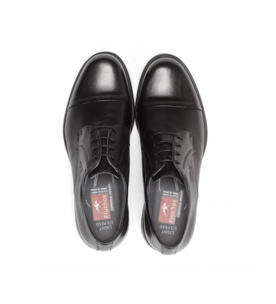 Zapatos de piel Simon 8468 negro