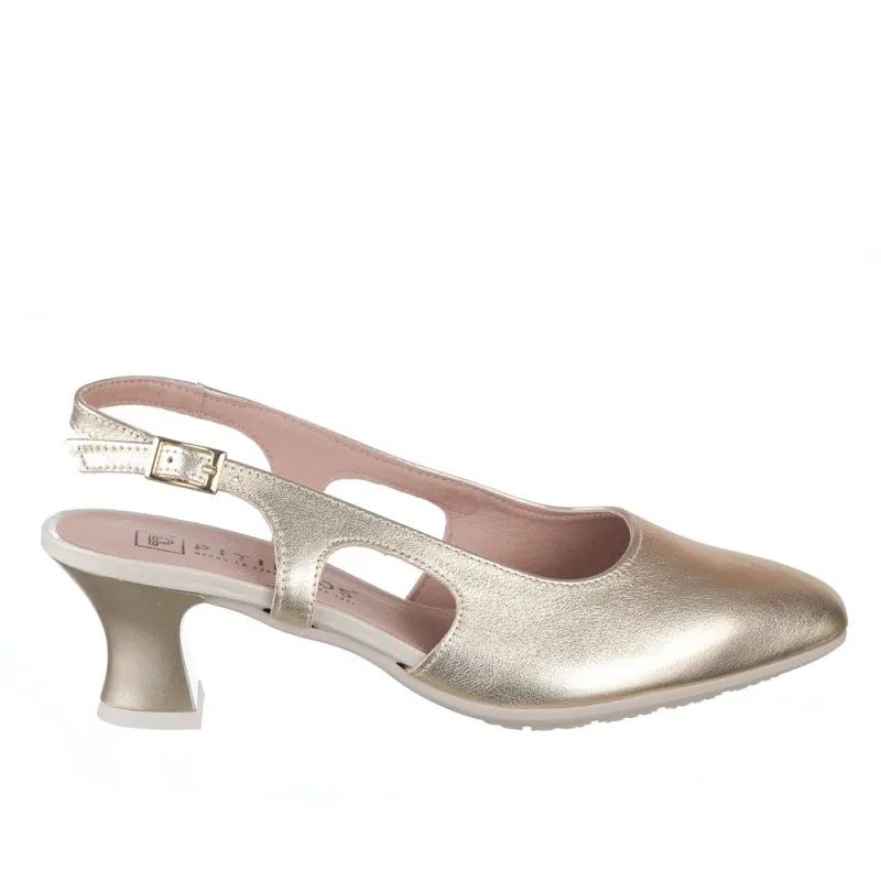 Zapatos De TacÓn Pitillos 5751 Mujer Oro