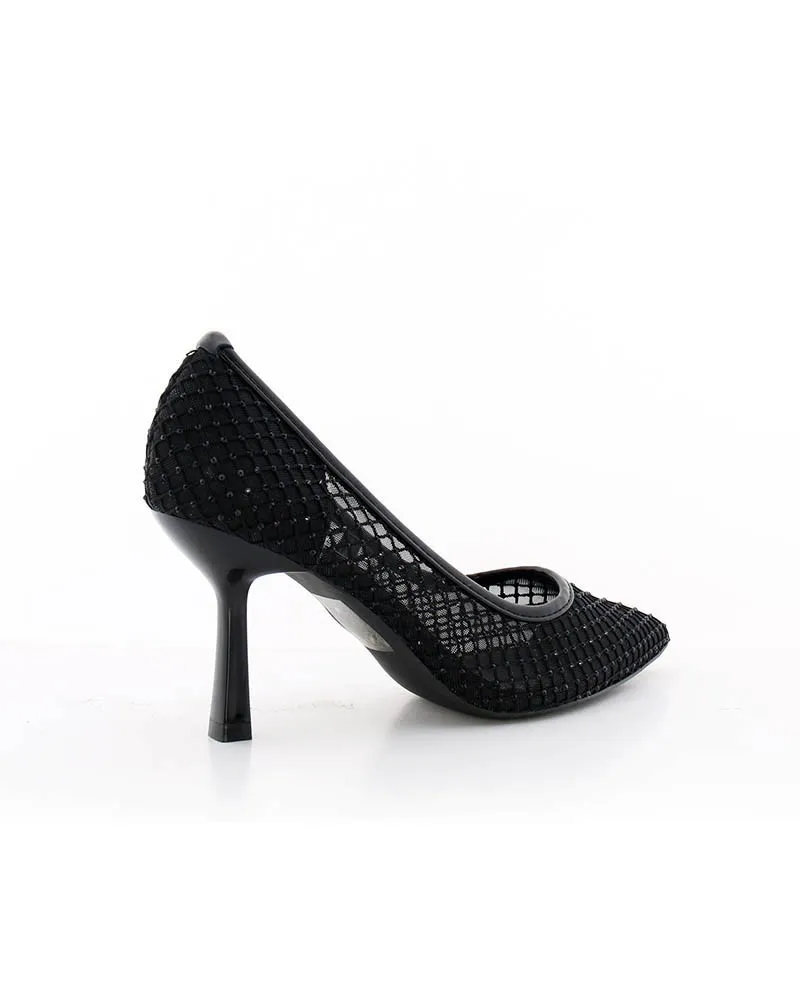Zapatos de Tacón 'Malla Glam' para Eventos Elegantes