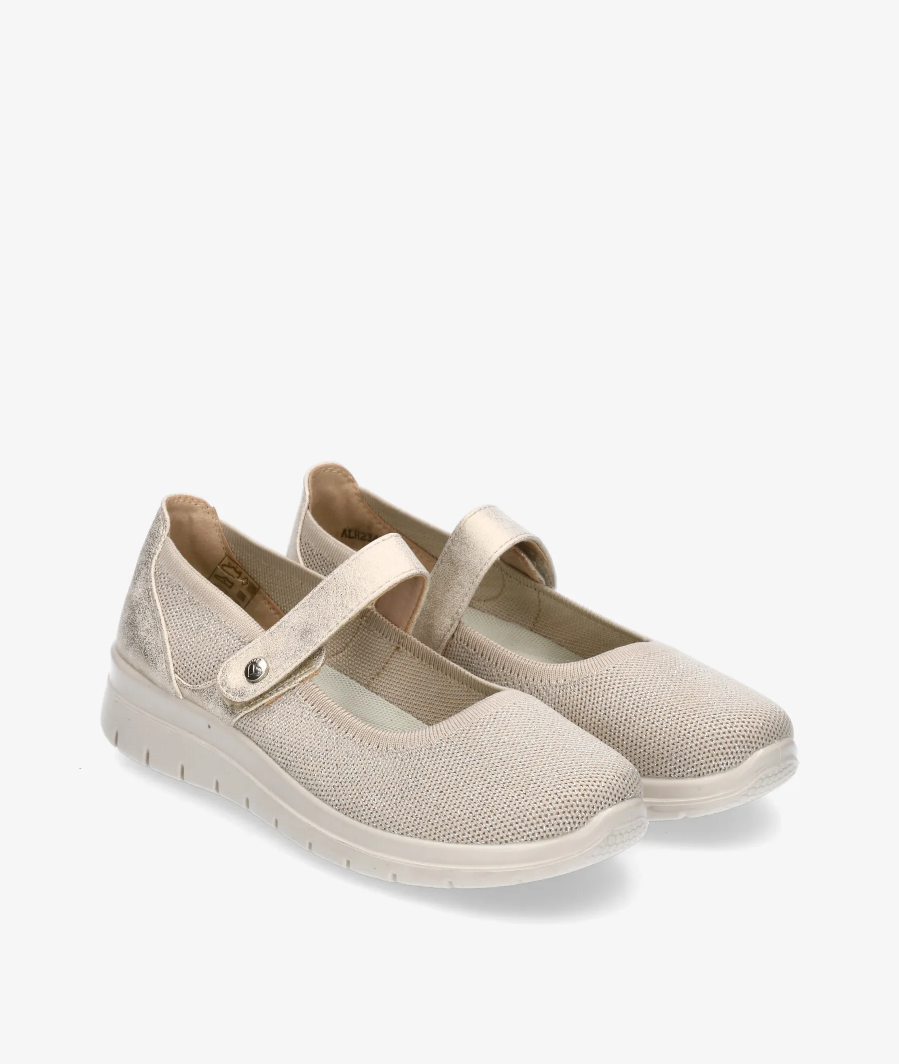 Zapatos de tacón bajo AMARPIES 26332 en beige